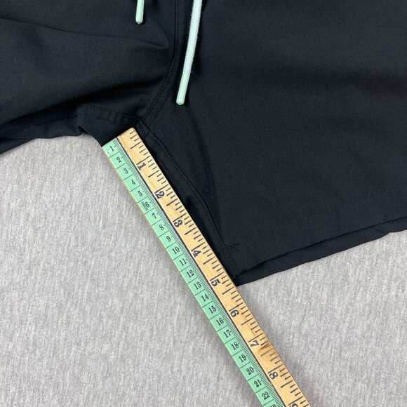 Huk Capers Swim Trunks Mens XL Black Mesh Lined Pockets Drawstring Fishing - Picture 12 of 13